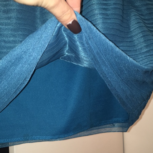 Blue Mini Skirt - Picture 3 of 3